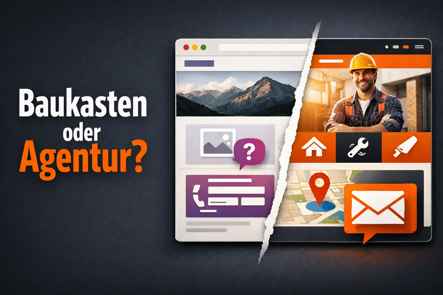 Cover-Bild: Baukasten Website oder Agentur für regionale Betriebe?