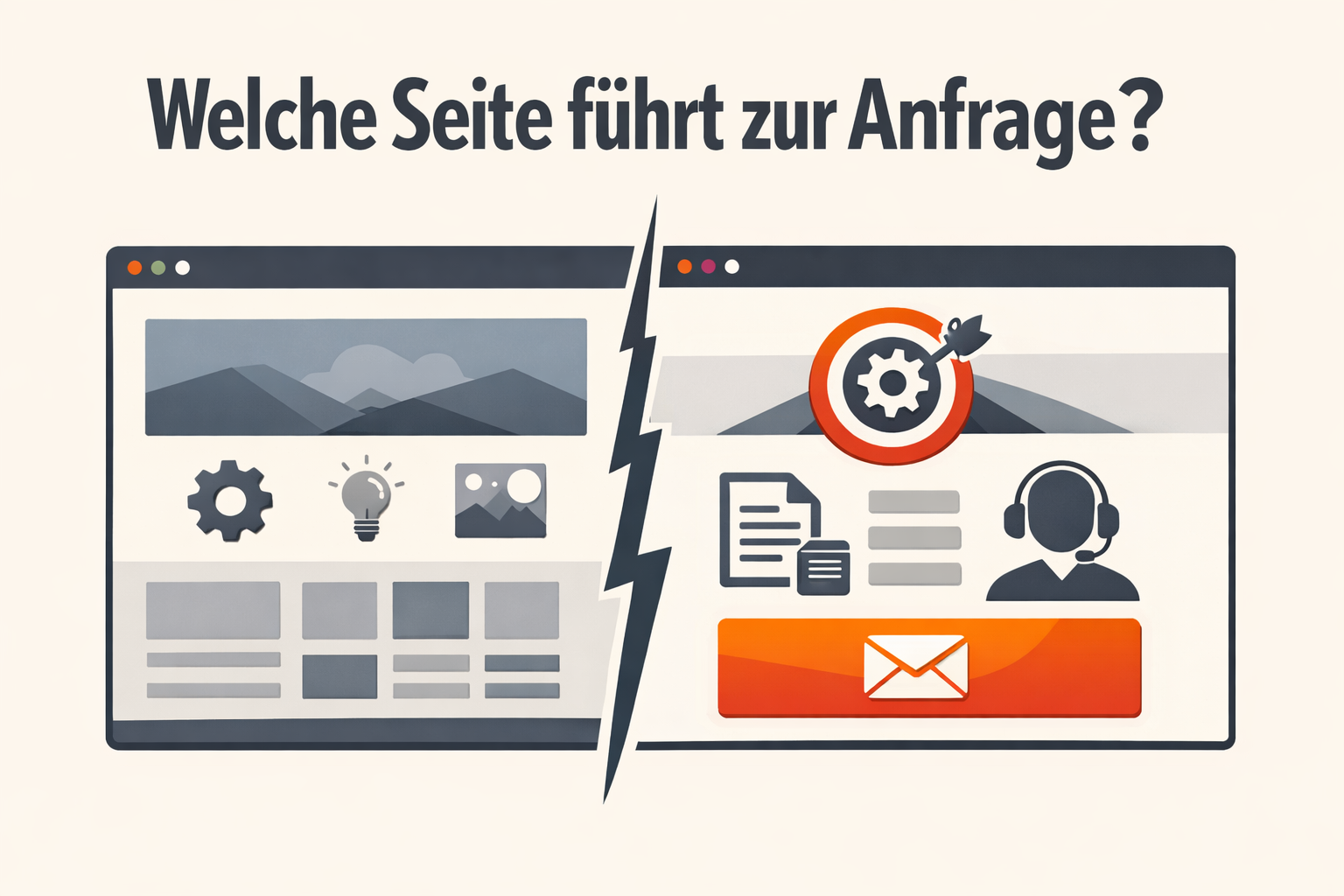 Cover-Bild: Leistungsseite oder Startseite für mehr B2B-Anfragen?