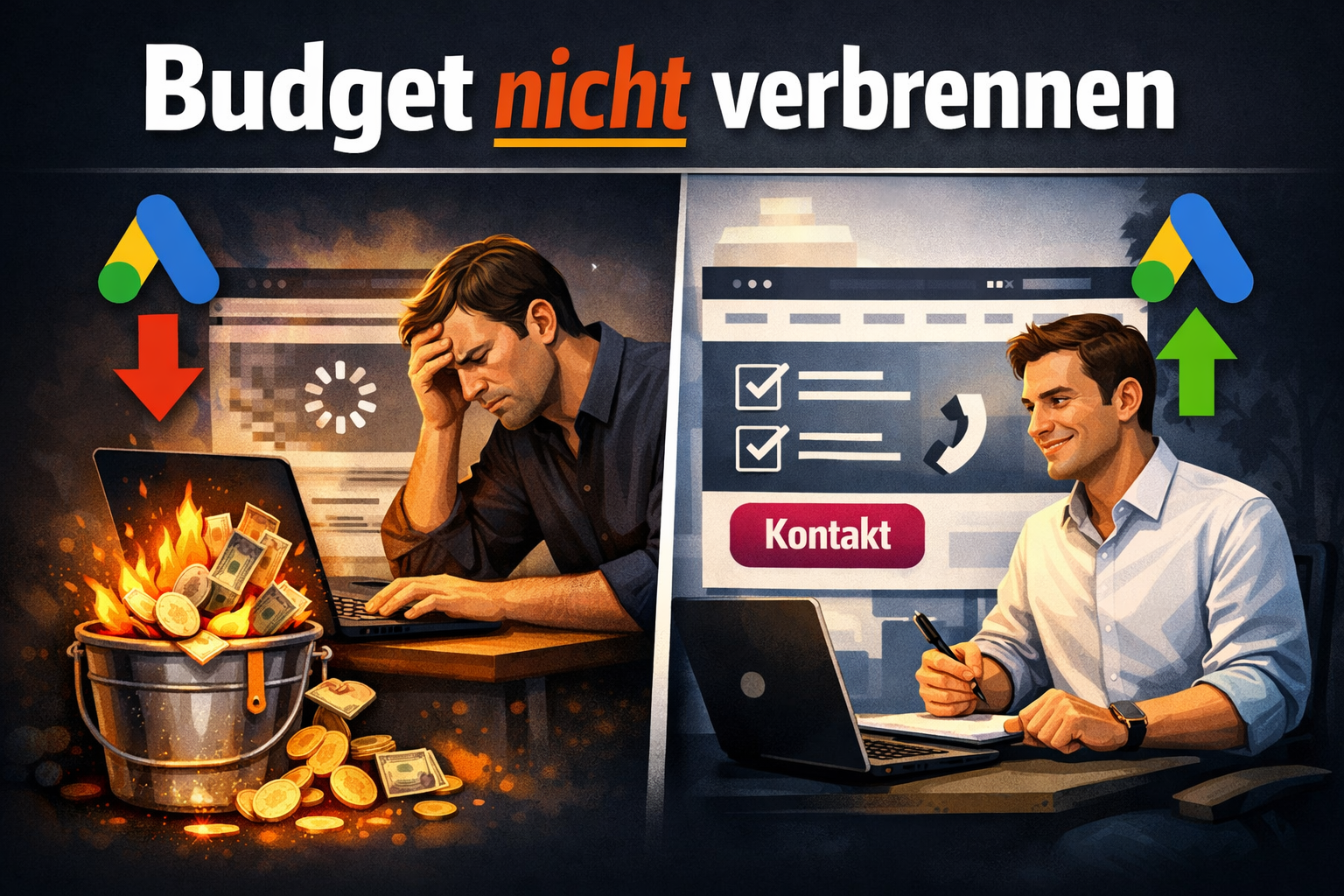 Cover-Bild: Marketing Website Budget sparen und mehr Anfragen gewinnen
